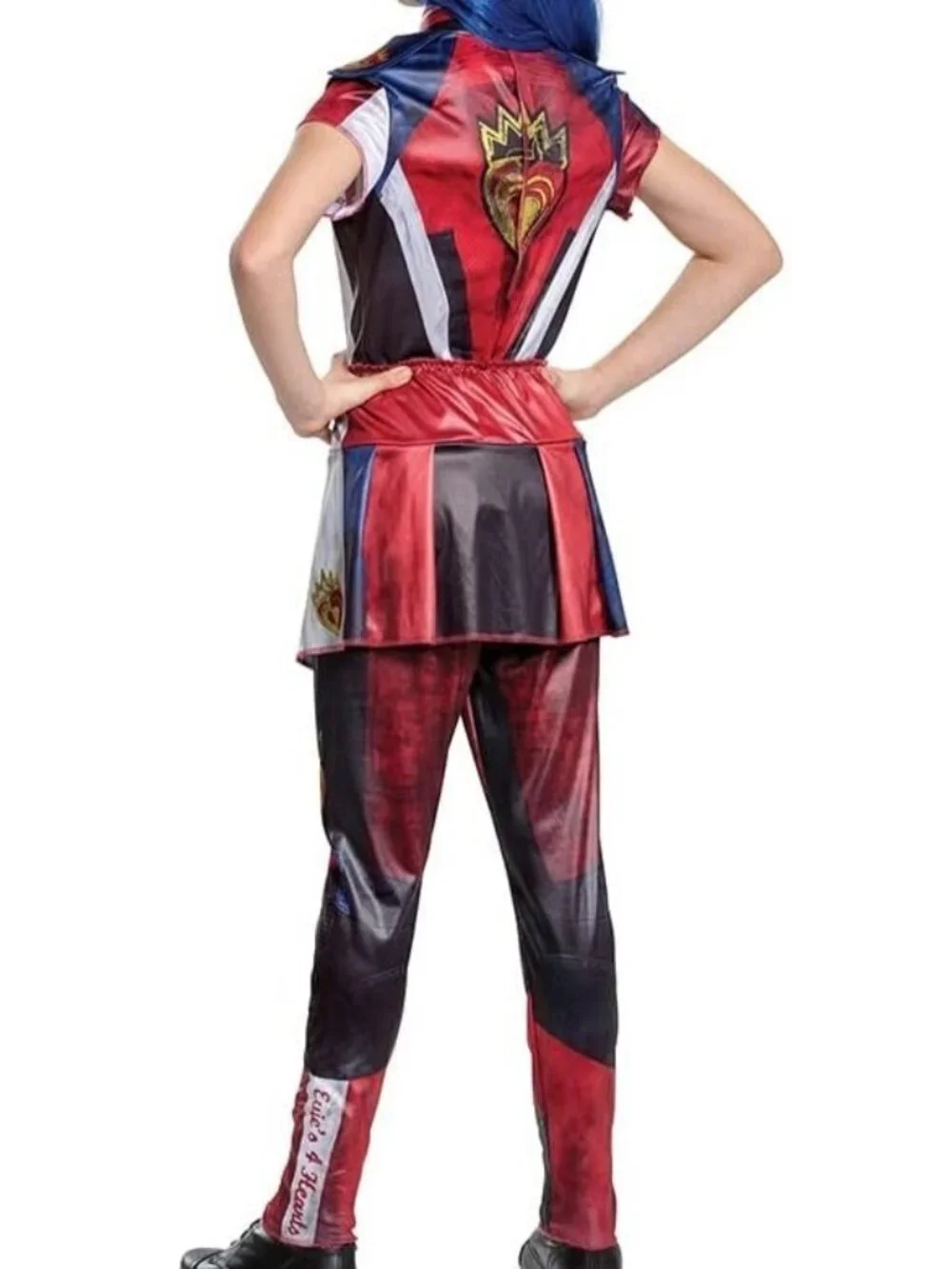 Descendants 3 Evie Costume Girls 7-8 Disney Halloween Snow White Punk Princess - Picture 3 of 7